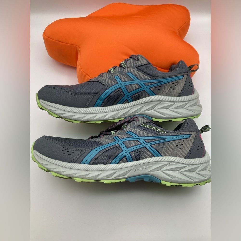 ASICS Gel-Venture Women’s Shoes Sneakers Sz 11 Wide Metropolis / Gris Blue EUC - Picture 6 of 11